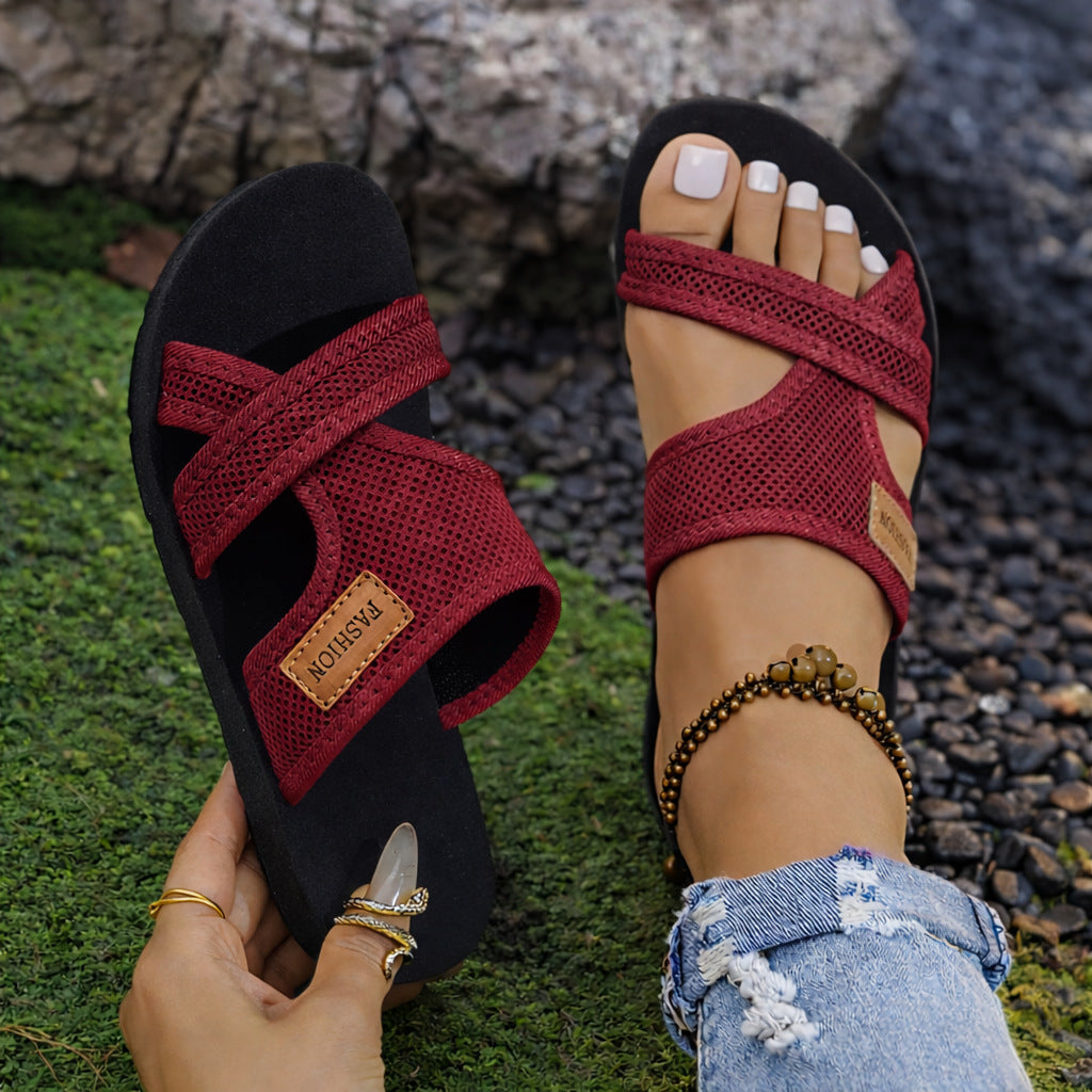 Orthopedic Slide Sandals for Women - Breathable Mesh